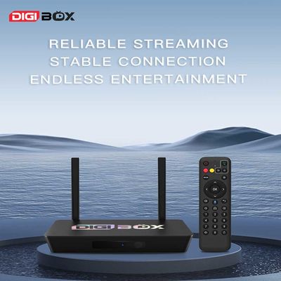 Digibox Control de voz inteligente 2.4Ghz 5.8Ghz WiFi de banda doble 6 64GB TV Box