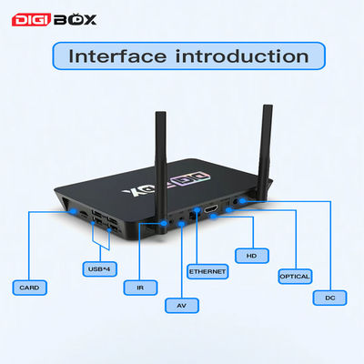 Digibox Wi-Fi 64 GB de almacenamiento Android Smart TV Box en el mejor de los casos