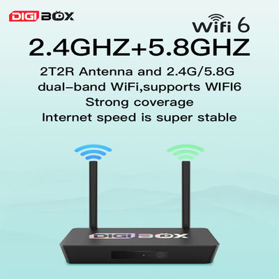 Digibox Smart TVbox H.265 4K 60 fps Digibox TV Box también se utiliza para la transmisión de imágenes