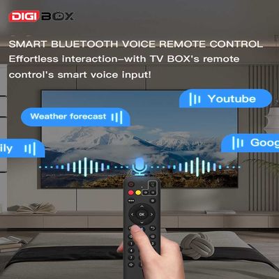 Digibox D3 Plus WiFi 6 Set Top Box 4GB de RAM HD 4K para una experiencia de visualización superior