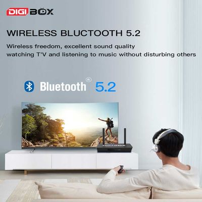 Digibox 2.4G/5.8G Smart TVbox H.265 4K 60fps Smart Box para televisión con Wifi