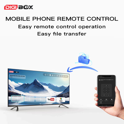 Digibox D3 Plus Control de voz Digibox Android Smart TV Box 4 GB WiFi Bluetooth también está disponible en el mercado.