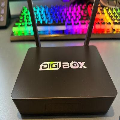 Dispositivos de transmisión de Android 12 para televisores 1080p Digi Box con grabadora