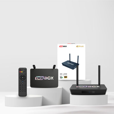 2024 Nuevo DIGIBox TV Box con control remoto de voz 2 metros 6K ULTRAHD 4 GB de RAM + 64 GB de almacenamiento